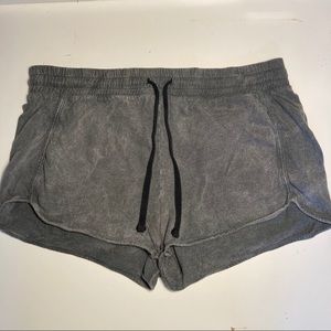 Top Shop Grey Tie Shorts